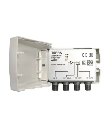 Купить Усилитель Terra AS036 1-69, 20db, 100dbmkV, x2